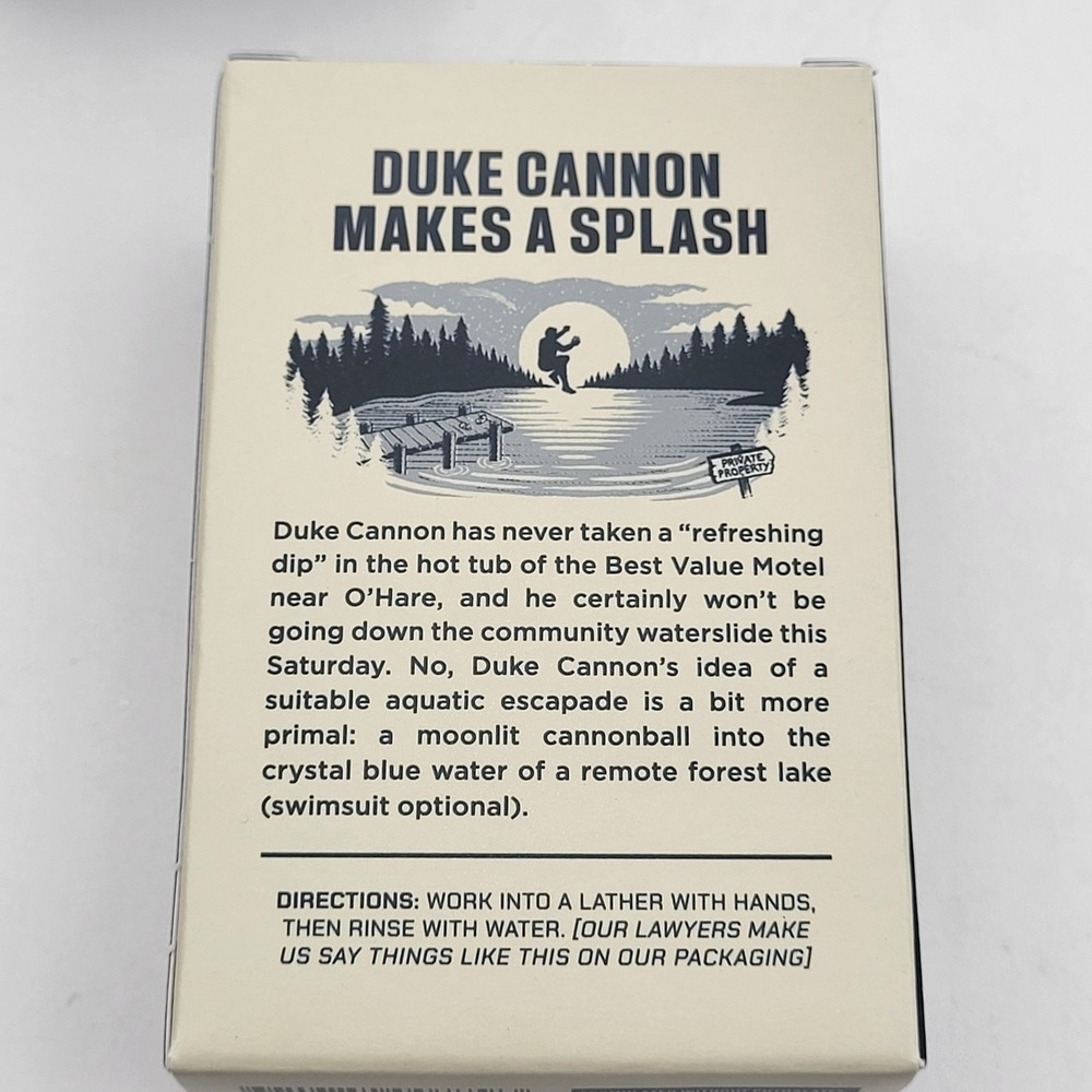Lot of 3 Duke Cannon Midnight Swim Half Ration Brick‎ of Soap 4.5oz - Picture 4 of 5